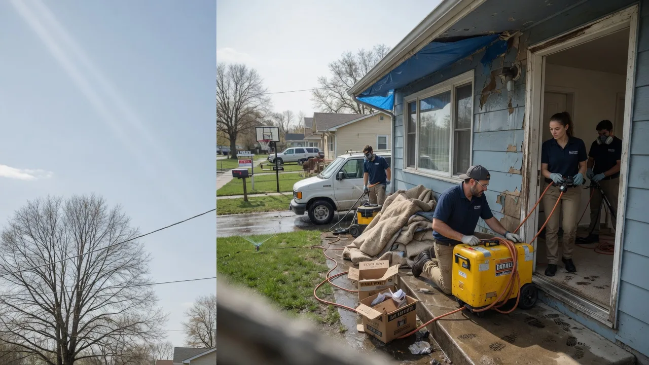 Basement Flood Cleanup in Fairfield, IA near me